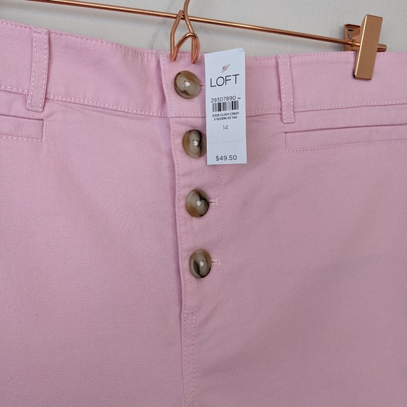 LOFT Button Front Shorts - Picture 5 of 8